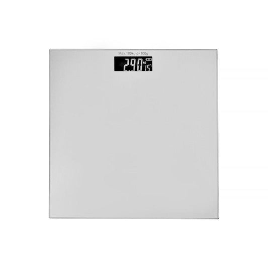 Clevinger Silver Digital Glass Bathroom Scale - Max Capacity 180KG