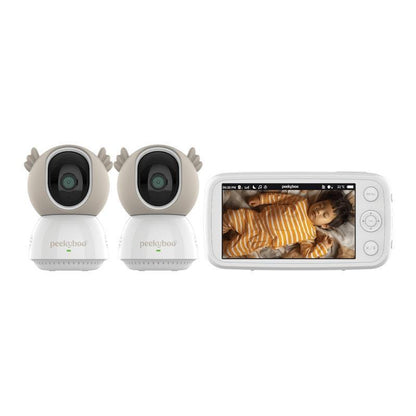 Peekyboo 2 Baby Camera Bundle - Double the Coverage for Your Family