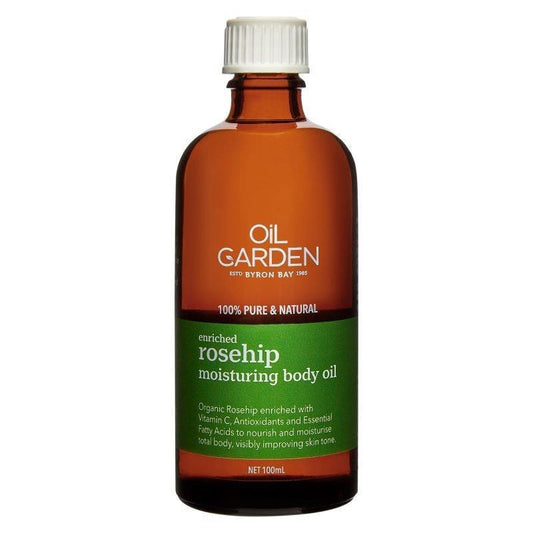 Oil Garden Enriched Rosehip Moisturising Body Oil - 100ml for Nourished Skin
