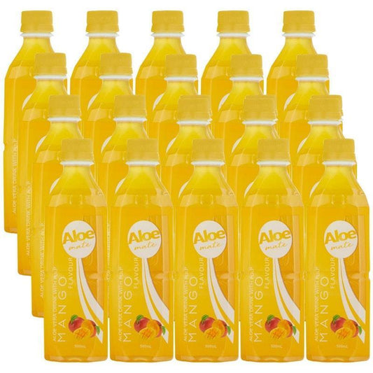 Aloe Mate Aloe Vera Drink - Mango 500mL - 20 Pack