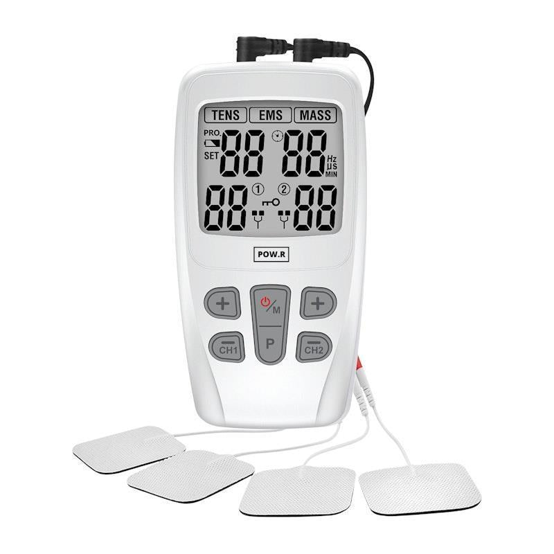 POW.R TENS/EMS Machine - 1 Unit for Pain Relief & Muscle Performance-Auzzi Store