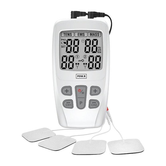POW.R TENS/EMS Machine - 1 Unit for Pain Relief & Muscle Performance-Auzzi Store