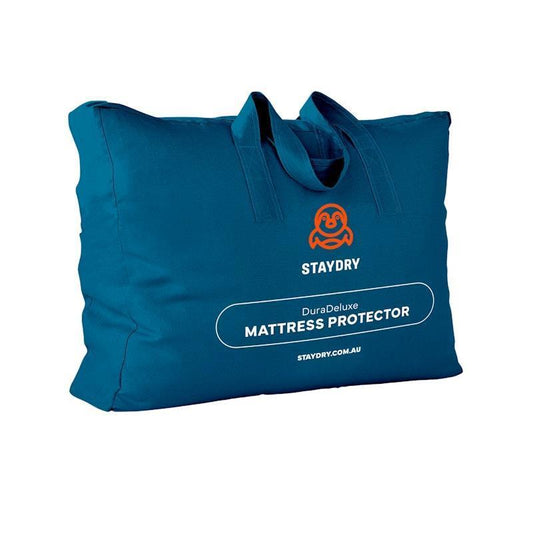 Staydry Duradeluxe Waterproof Mattress Protector - Double Size-Auzzi Store