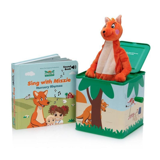 Mizzie The Kangaroo Musical Gift Set - Fun Learning for Babies - Auzzistore