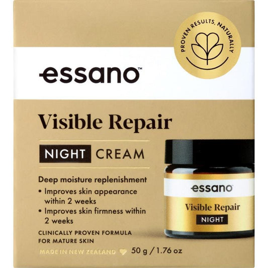 Essano Visible Repair Night Cream 50g - Overnight Skin Renewal