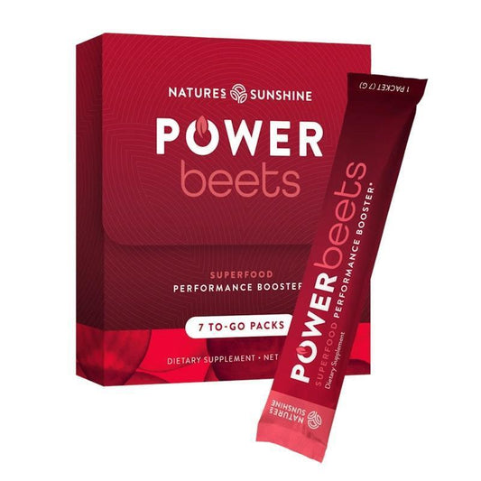 Nature's Sunshine Power Beets Superfood Performance Booster - 7 To-Go Packs-Auzzi Store