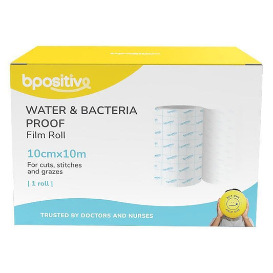 bpositive Waterproof & Bacteria-Proof Roll 10cm x 10m - 1 Pack
