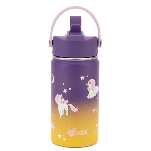 Cheeki 400ml Insulated Little Adventurer Bottle - Unicorn Design-Auzzi Store