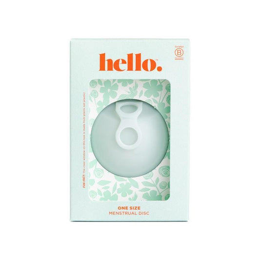 Hello Disc Sea Fog Menstrual Disc, 50ml Medical-Grade Silicone, One Size