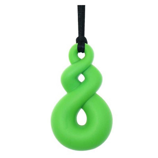 Sensory Safari Twisted Green Sensory Necklace - Stress Relief Fidget