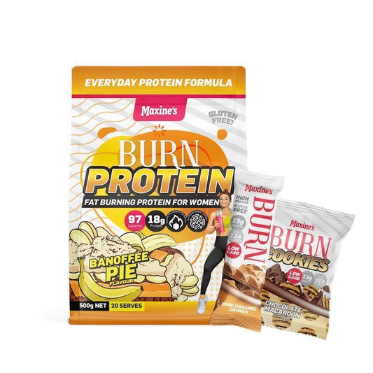 Maxine's Burn Protein Starter 500g - Banoffee Pie Bundle