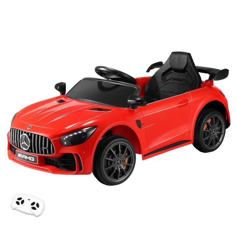 Mercedes-Benz Kids Ride On Car AMG GTR - Licensed Electric Toy Gift (12V Red)-Auzzi Store