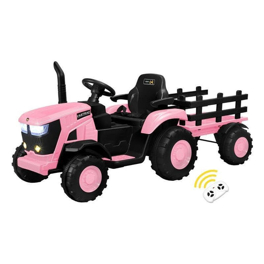 Mazam XL SIZE Kids Ride-On Car Tractor 12V Remote Control Electric Toy - Pink-Auzzi Store