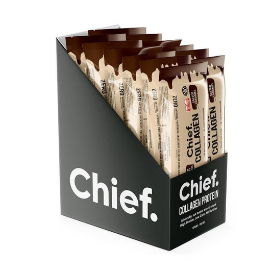 Chief Collagen Protein Bar - Choc Salted Caramel 12 Pack-Auzzi Store