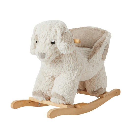 Jiggle & Giggle Soft Plush Toy Rocker Puppy - Adorable Playtime Companion - Auzzistore
