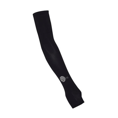 SParms UPF50+ Sun Protection Arm Sleeves with Thumbhole (Black) - Extra Large