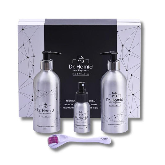 Dr Hamid Hair Regrowth Full Package Bundle - Complete Hair Care
