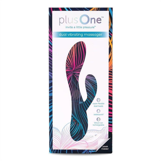 plusOne Dual Vibrating Massager - 1 Unit