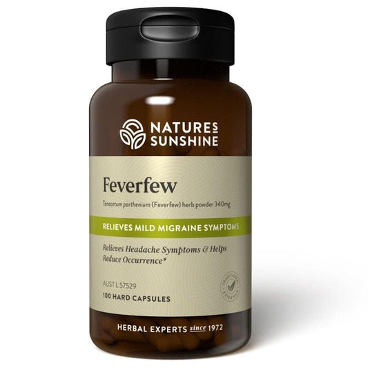 Nature's Sunshine Feverfew 100 Capsules-Auzzi Store