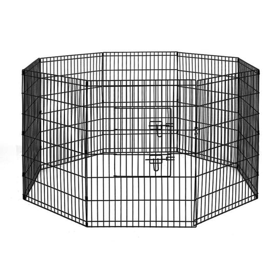 i.Pet 36" 8-Panel Dog Playpen - Pet Fence Exercise Cage