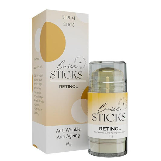 LuxeSticks Retinol Serum Stick 15g - Anti-Aging Skin Renewal - Auzzistore