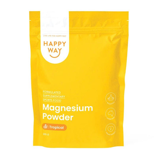 Happy Way Tropical Magnesium Powder 315g - Relaxation & Muscle Support