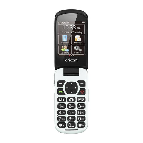 Oricom EZY7510 Flip Mobile Phone with SOS Emergency Button - 1pc-Auzzi Store