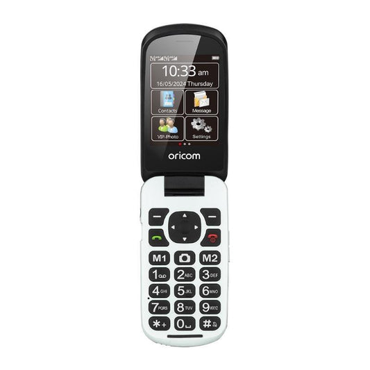 Oricom EZY7510 Flip Mobile Phone with SOS Emergency Button - 1pc-Auzzi Store