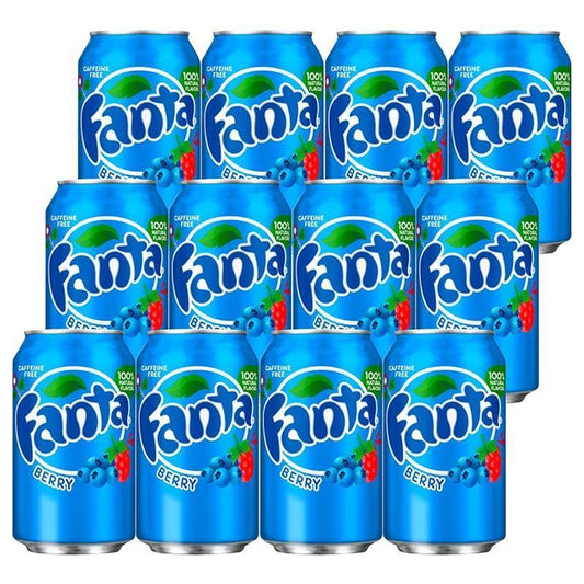 Fanta Berry 355mL - 12 Pack of Refreshing Berry Soda