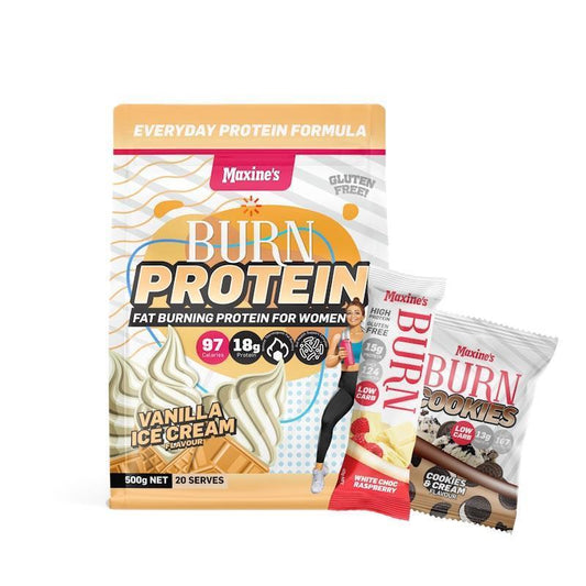 Maxine's Burn Protein Starter 500g - Vanilla Ice Cream Flavor