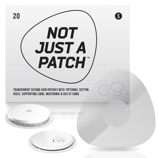 Not Just a Patch CGM Patches for Freestyle Libre and Medtronic - Clear 20 Pack
