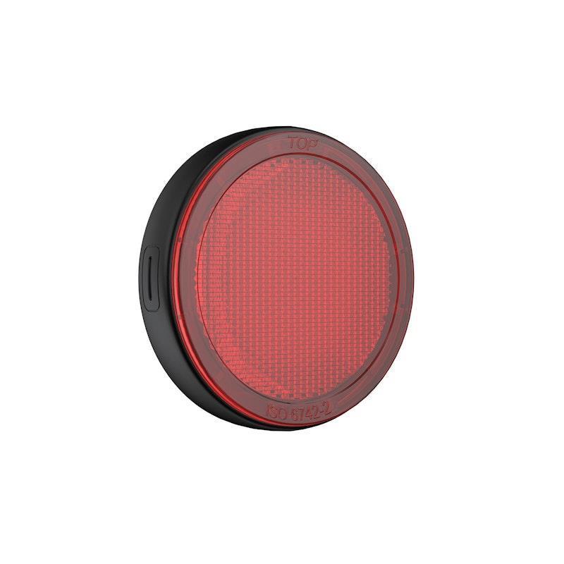 Laser Round Red Reflector Smart Tag - 1 Piece