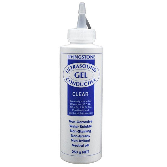 Livingstone Conductive Gel Lubricating Easy Squeeze Bottle - 250mL (2 Bottles)-Auzzi Store