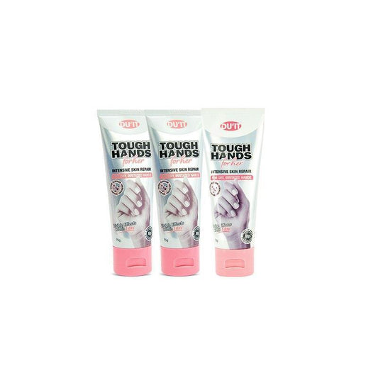 DU'IT Tough Hands for Her Cherry Blossom 75g | 3-Pack Anti-Aging Hand Cream