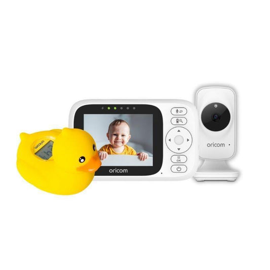 Oricom 3.2" Video Baby Monitor & Duck Thermometer Bundle-Auzzi Store