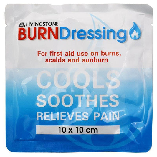 Livingstone Sterile Burn Dressing 10x10cm - Soothing Relief for Burns