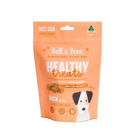 Bell & Bone Healthy Treats for Weight & Energy Support - Duck & Fibre 130g