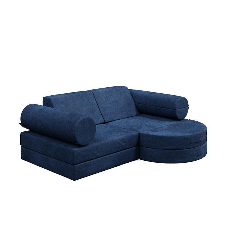 Loungey Loungey Little Luxe 11 Piece Navy Play Couch – Auzzi Store