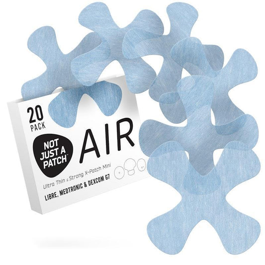 Not Just a Patch AIR X-Mini Patches for Freestyle Libre and Medtronic - Multicolour 20pk - Ultimate CGM Protection