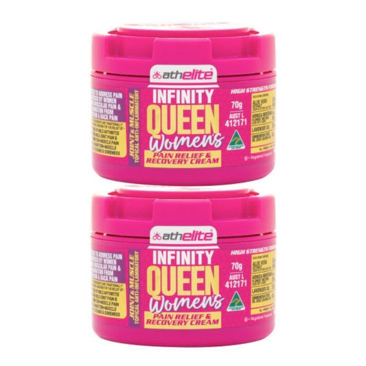 Athelite Infinity Queen Women's Pain Relief & Recovery Cream 70g - 2 Pack
