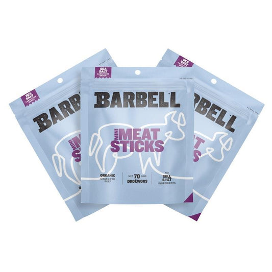 Barbell Foods Organic Beef Meat Sticks - Sea Salt 70g (3 Pack)-Auzzi Store