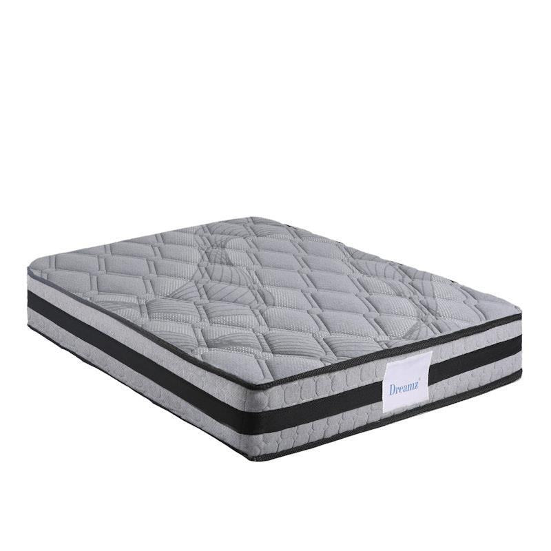 DreamZ Double Spring Mattress - 22CM Medium Firm Egg Crate Foam