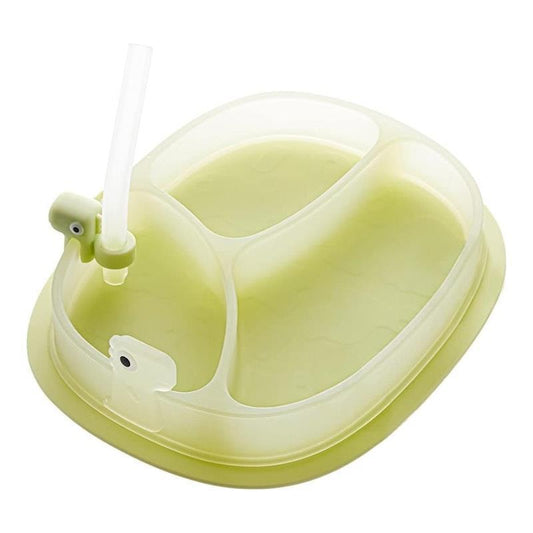 Bc Babycare Silicone Suction Plate Lime Green - Perfect for Self-Feeding