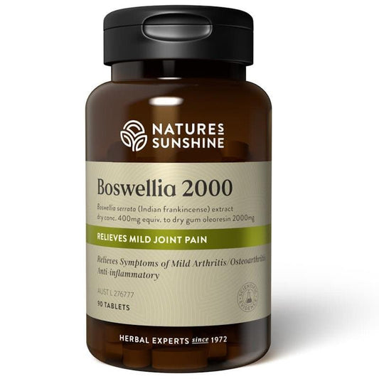Nature's Sunshine Boswellia 2000 90 Tablets - Joint Health Support