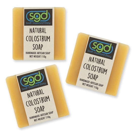 SGD Natural Colostrum Soap 110g - 3 Pack