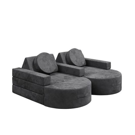 Loungey Movie Junior 13 Piece Charcoal Play Couch-Auzzi Store