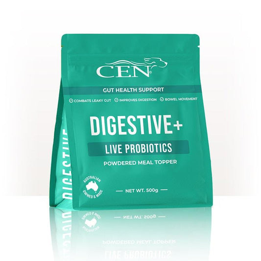 CEN Digestive+ Live Probiotic Supplement 500g - Optimal Gut Health for Dogs