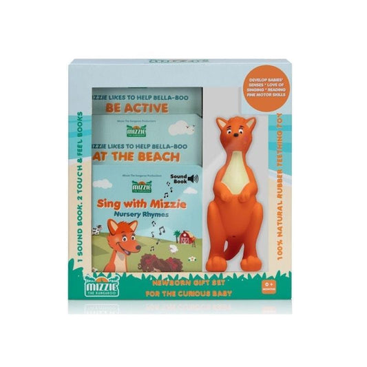 Mizzie The Kangaroo Newborn Gift Set - Nurturing Curiosity