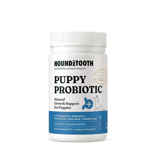 HOUNDZTOOTH Puppy Probiotic Health Supplement for Dogs - 200g - Auzzistore