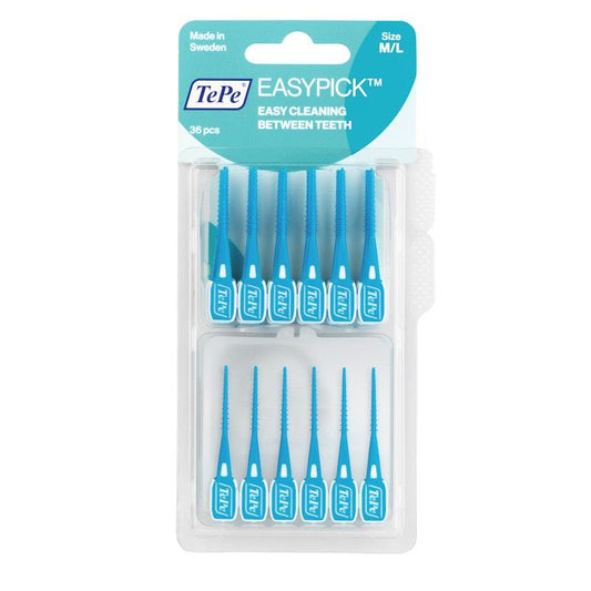 TePe EasyPick Interdental M/L Blue - 36 EasyPicks